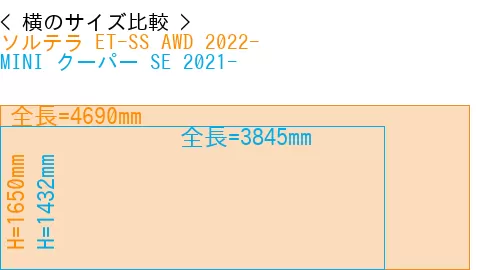 #ソルテラ ET-SS AWD 2022- + MINI クーパー SE 2021-